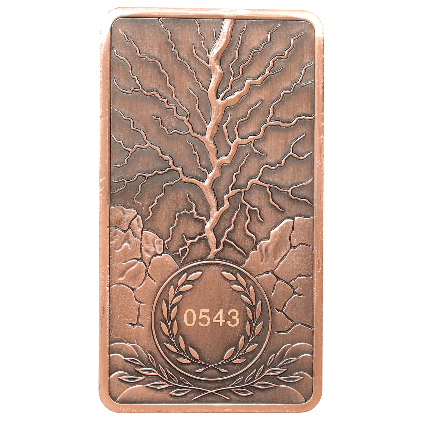 Wrath of Zeus Colourized 5oz. AVDP .999 Copper Bar (Limited Edition)