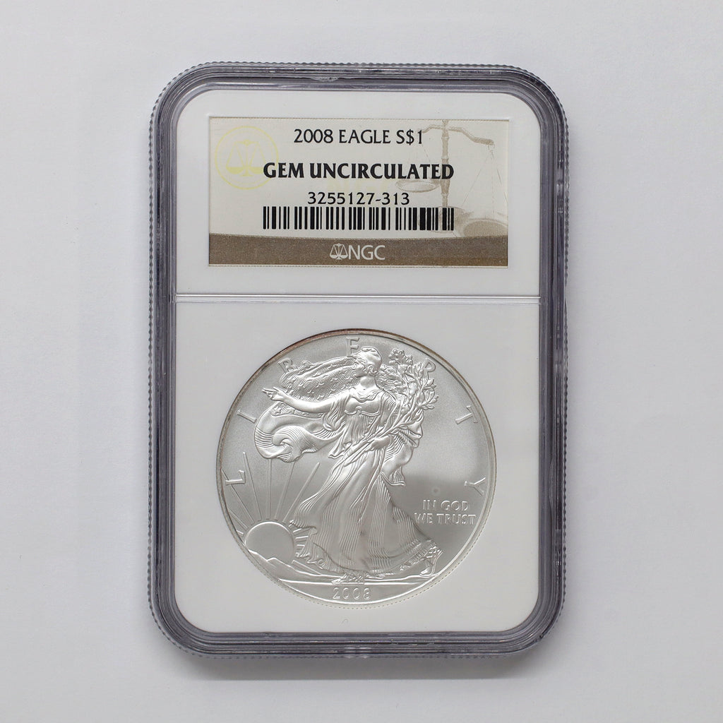 2008 USA Eagle $1 NGC Certified MS65 (No Tax)