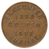 1936 Vancouver, BC, Golden Jubilee "Key to the City" Token