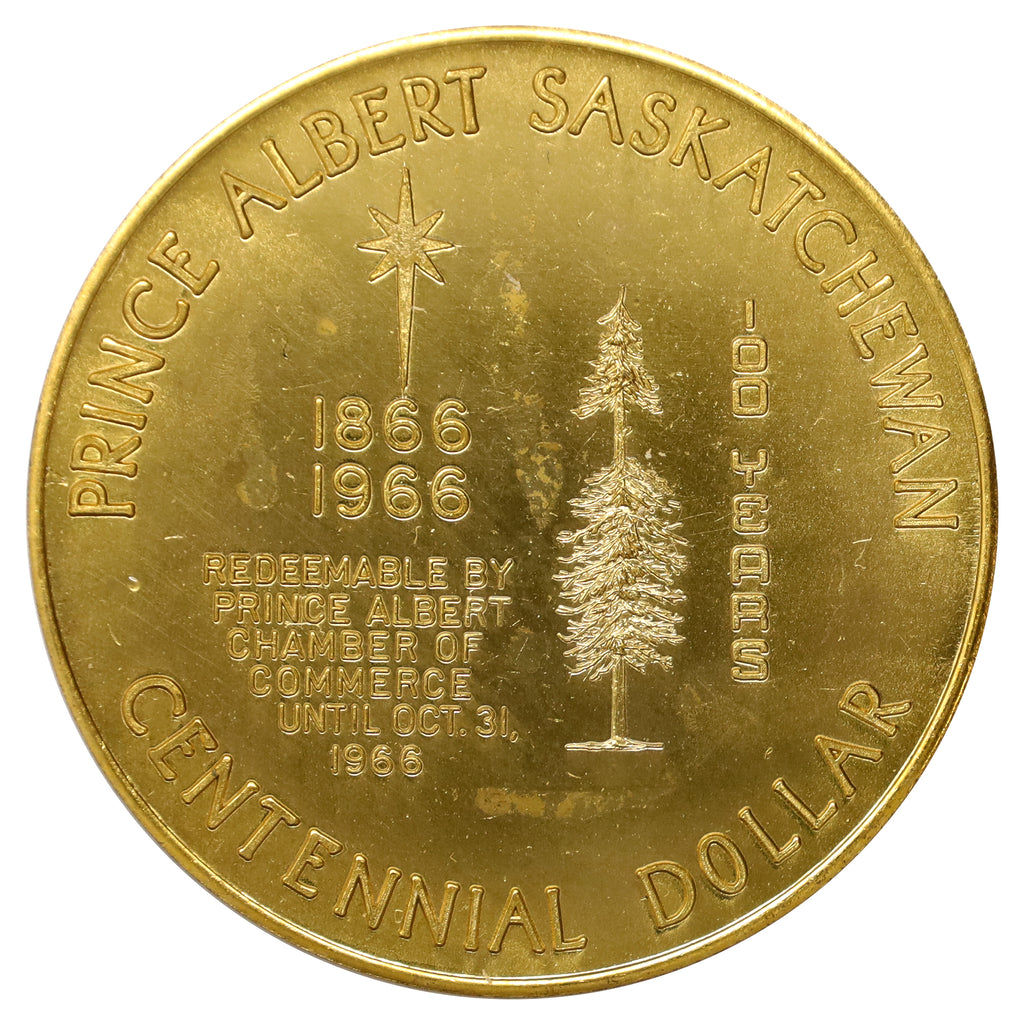 1966 Prince Albert, SK, Centennial Dollar