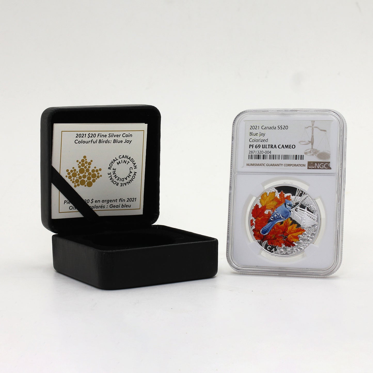 2021 Canada $20 Colourful Birds - Blue Jay Fine Silver NGC Certified PF69 Ultra Cameo (No Tax)