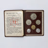 Spain 1972 6-Coin Mint Set (Coins from 1950s & 1960s)