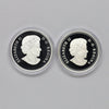 Pair of 2014 $20 Canada Wildlife-Themed Fine Silver Coins (No Tax) Coins Only, Scr. Caps