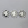 Lot of 3x 2012-2014 Canadian History Proof Silver Dollars (No Tax) Coins Only, Scr. Caps