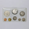 Barbados 1974 First Coinage 8-Coin Proof Set Sealed in Case (minor issues)