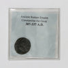 Ancient Rome 307-337 AD Constantine the Great Bronze Coin with Information Sheet
