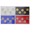 Set of 4x 2008 USA 50 State Quarters Mint Sets, 4pcs (Toned)