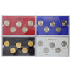 Set of 4x 2004 USA 50 State Quarters Mint Sets, 4pcs (Toned)