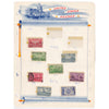 Large Lot of 990+ American Stamps in Red Album! Sold As-Is, No Returns