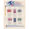 Large Lot of 990+ American Stamps in Red Album! Sold As-Is, No Returns