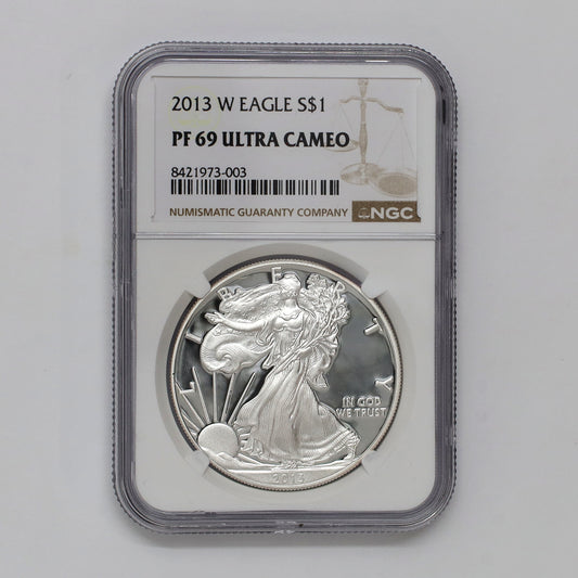 2013 W USA $1 Eagle NGC Certified PF69 Ultra Cameo (No Tax)