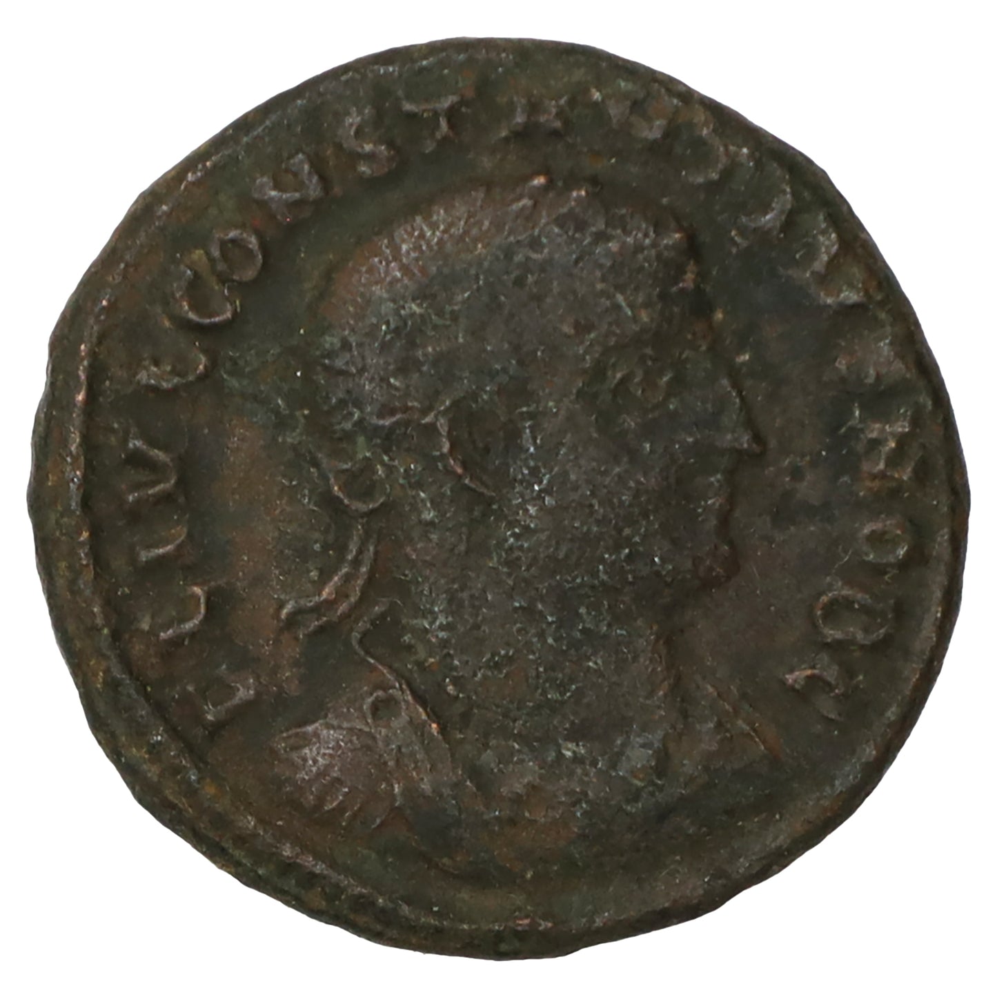 Ancient Rome 337-361 AD Constantius II Bronze Coin with Information Sheet