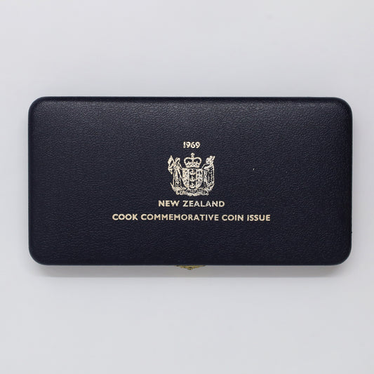 New Zealand 1969 Blue Label Bicentennary Coin Set in Case (Issues)