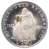 Italy 1975 500 Lire Michelangelo 500th Birthday Coin in Presentation Folder (Issues)