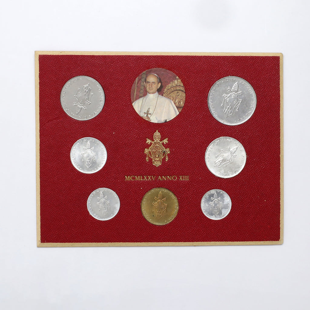 Vatican City 1975 Pope Paul VI 7-Coin Set (Issues)