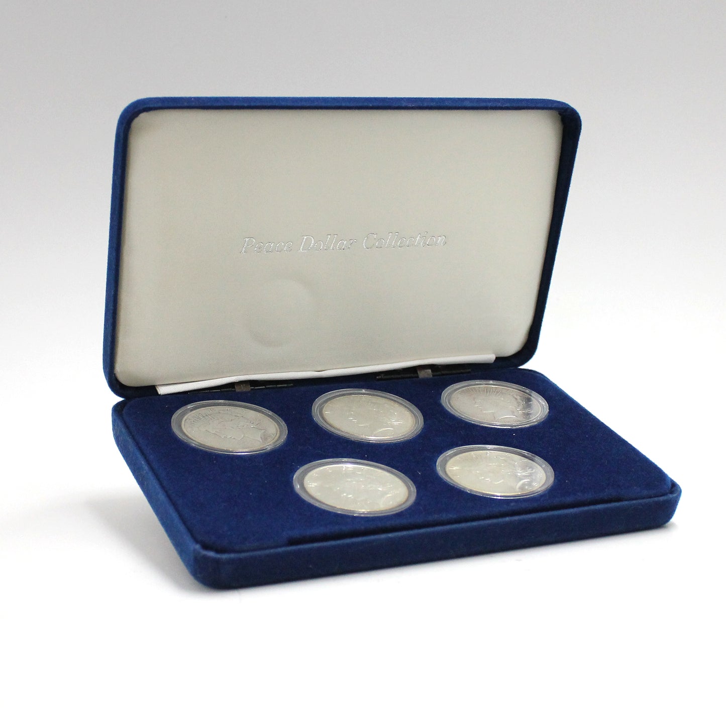USA 5-Coin SSCA Peace Dollar Collection in Case (Issues)