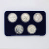 USA 5-Coin SSCA Peace Dollar Collection in Case (Issues)