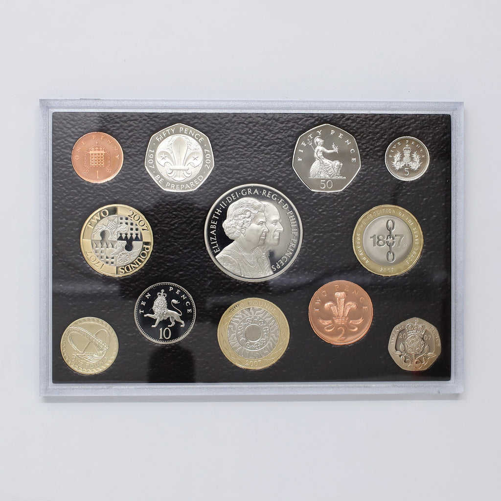 United Kingdom 2007 Annual 12-Coin Proof Set (No COA)