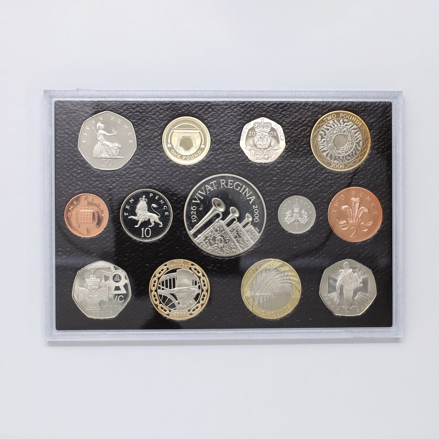 United Kingdom 2006 Annual 13-Coin Proof Set (light scuffs)