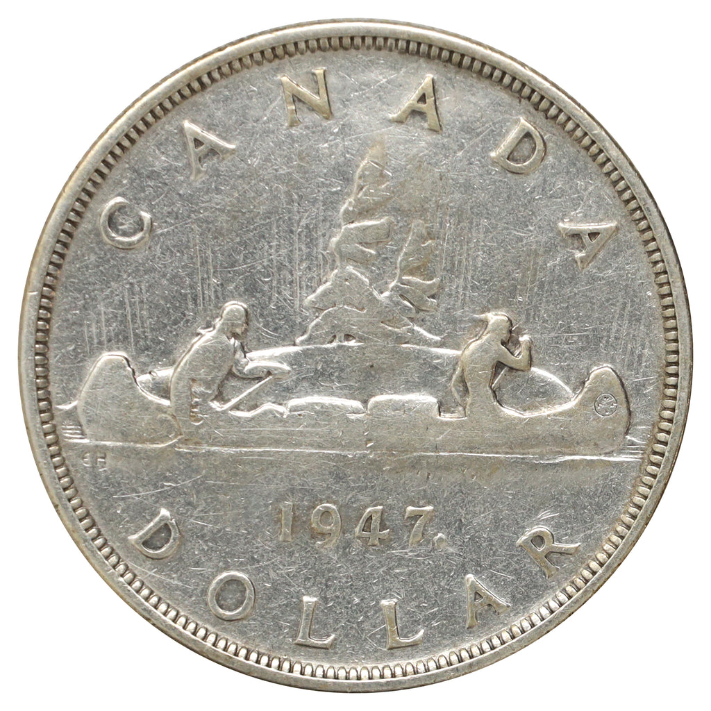 1947 Pocket Piece Maple Leaf Canada Dollar G-VG (G6)