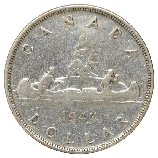 1947 Pocket Piece Maple Leaf Canada Dollar G-VG (G6)