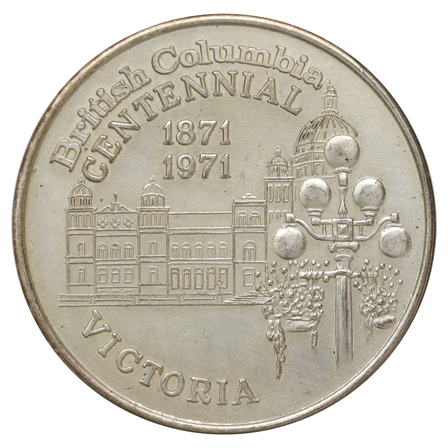 1971 Victoria, BC, Centennial Medallion