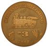 2005 Bassano, AB, Homecoming $3 Souvenir Token, Low Mintage