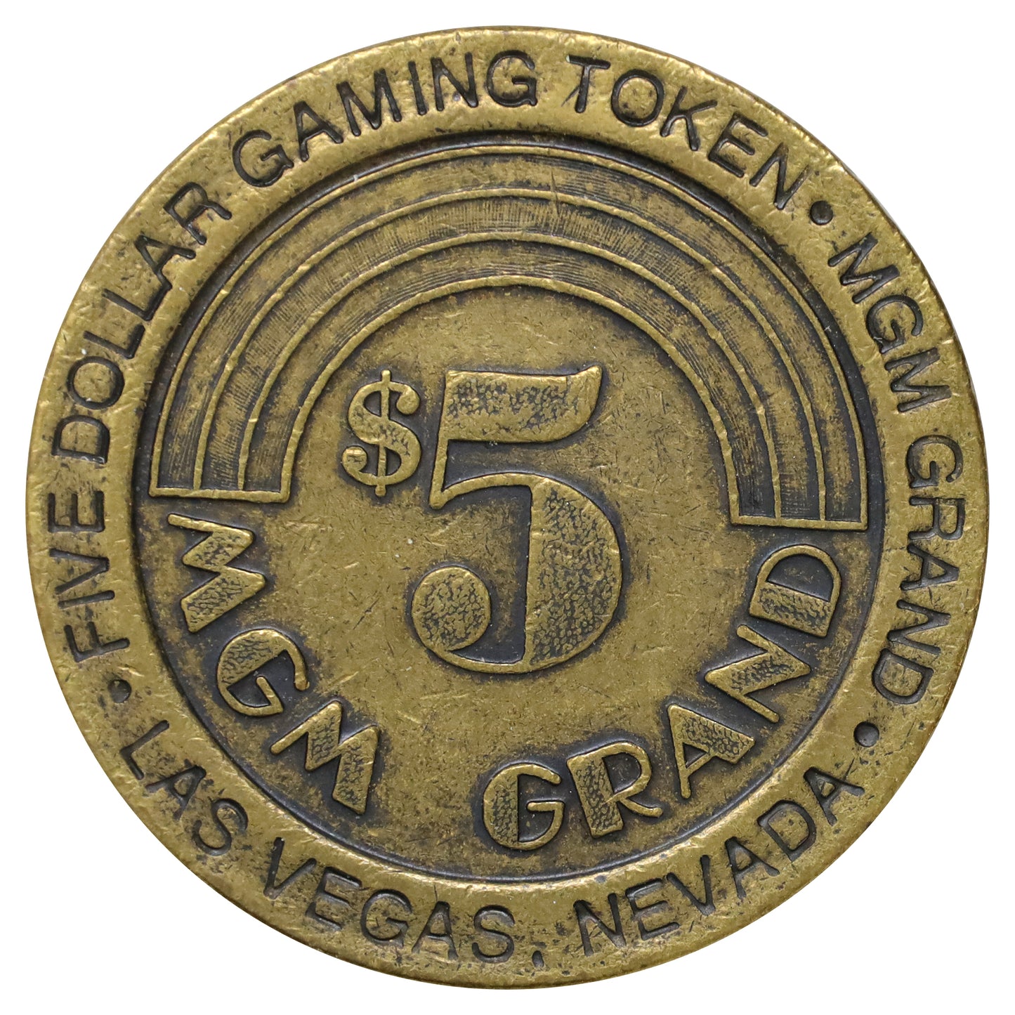 1993 MGM Grand Las Vegas, NV, $5 Gaming Token