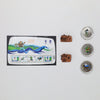2010 Vancouver Winter Olympics Bronze Games Emblems & Mascots Collector's Set (No Case)