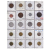 Group Lot of 60x 1853-2001 World Coins, Various Countries & Denominations, 60pcs