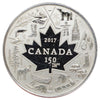 Pair of 2017 $3 & $5 Royal Canadian Mint Fine Silver in Cards, 2pcs (No Tax) No Plastic
