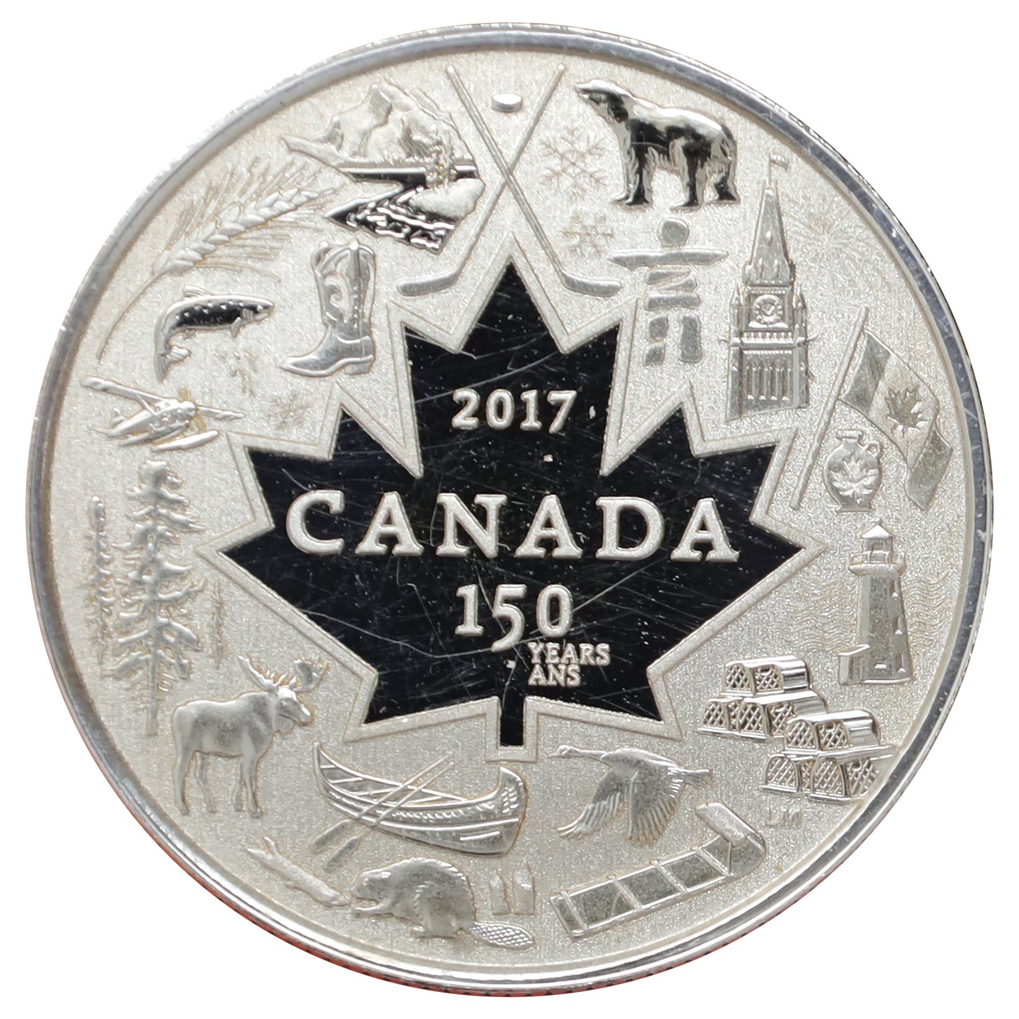 Pair of 2017 $3 & $5 Royal Canadian Mint Fine Silver in Cards, 2pcs (No Tax) No Plastic