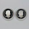 Pair of 2008 & 2009 Canada Proof Silver Dollars (.925), 2pcs (Coins Only, Scr. Caps)