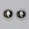 Pair of 2002 & 2003 Canada 50ct Golden Floral Sterling Coins, 2pcs (Coins Only, Issues)