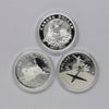 Lot of 3x 2009-2011 Canada Proof Sterling Silver Dollars, 3pcs (Coins Only, Scr. Caps)