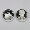 Pair of 2007 & 2010 Canada Proof Sterling Silver Dollars, 2pcs (Coins Only, Scr. Caps)