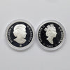 Pair of 2001 & 2008 Canadian Locomotives Silver Coins, 2pcs (Coins Only, Scr. Caps)