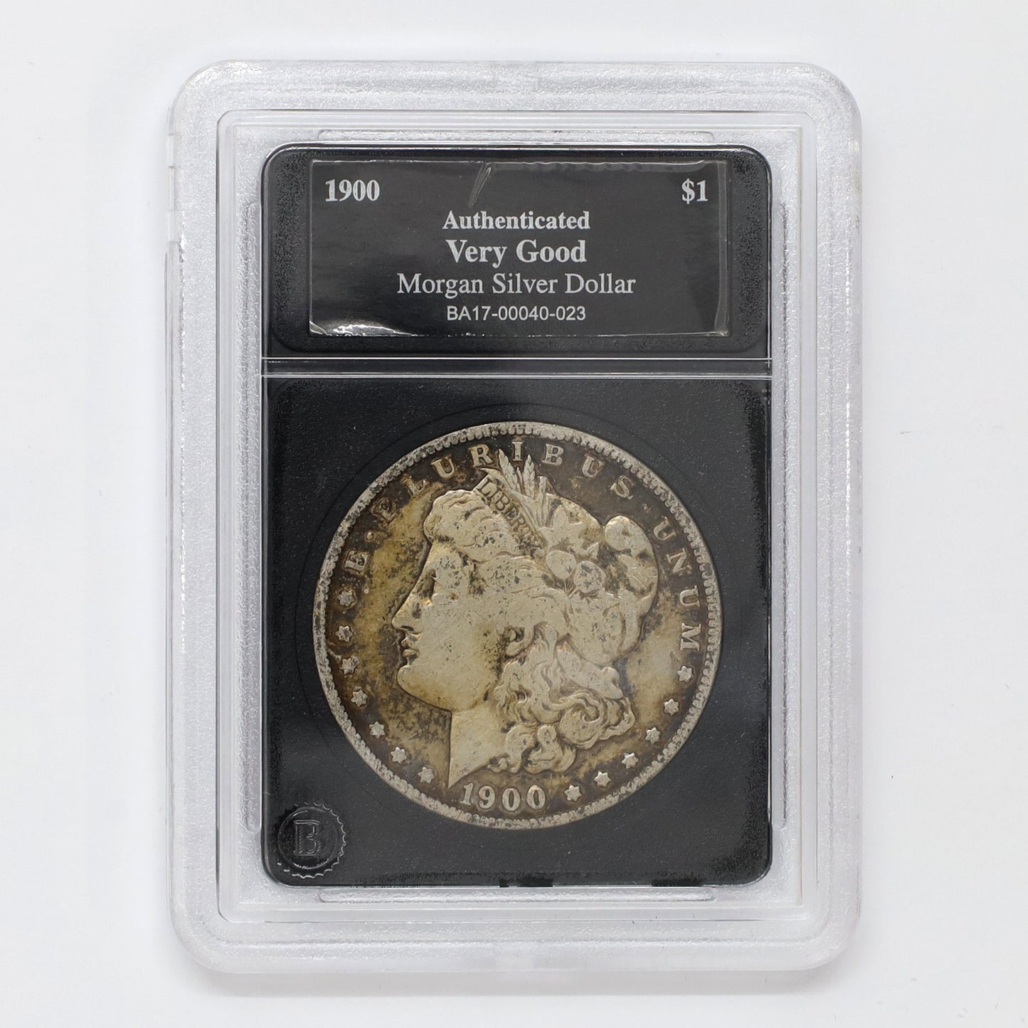 1900 USA Morgan Dollar in Slab, Very Good (VG8)