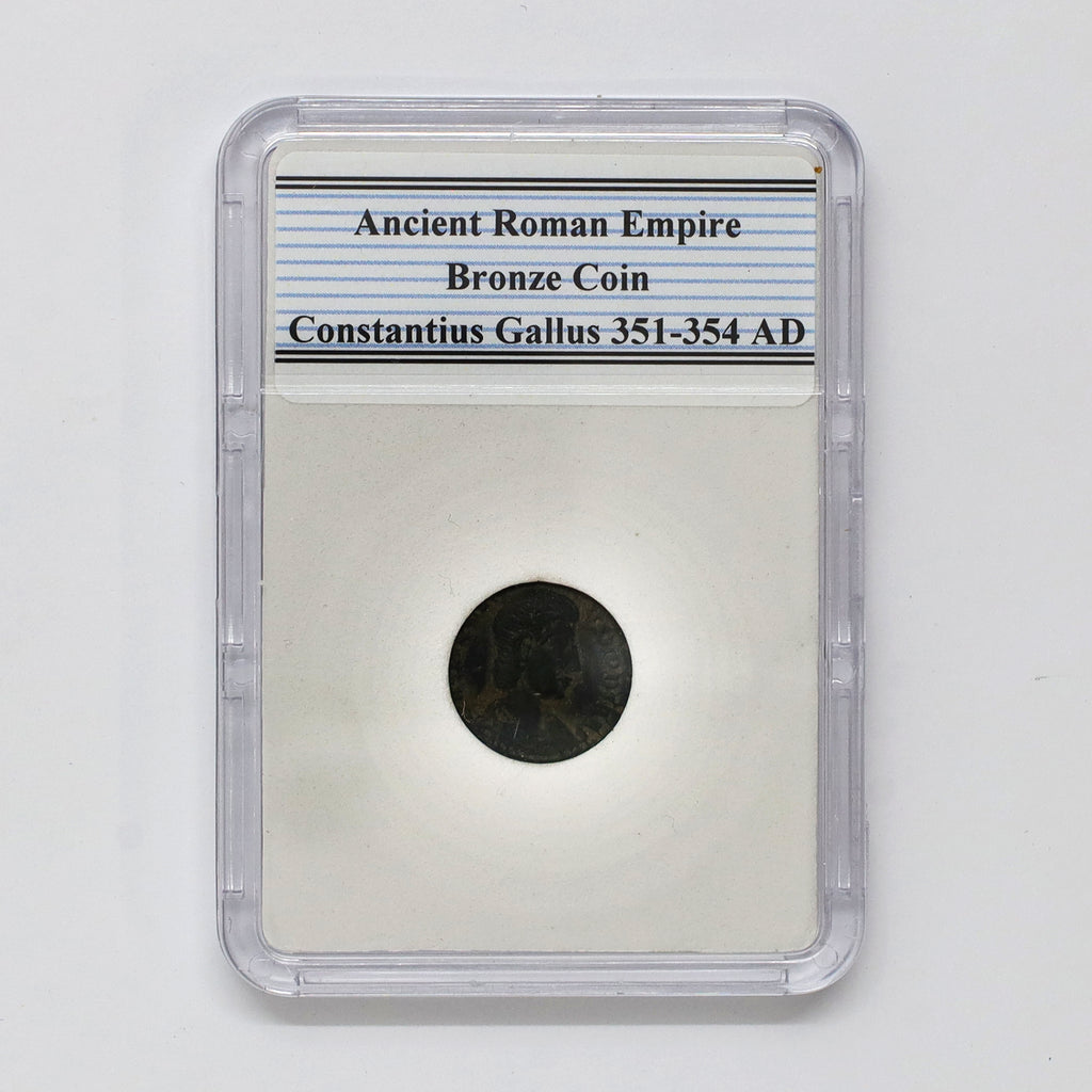Ancient Rome 351-354 AD Constantius Gallus Bronze Coin