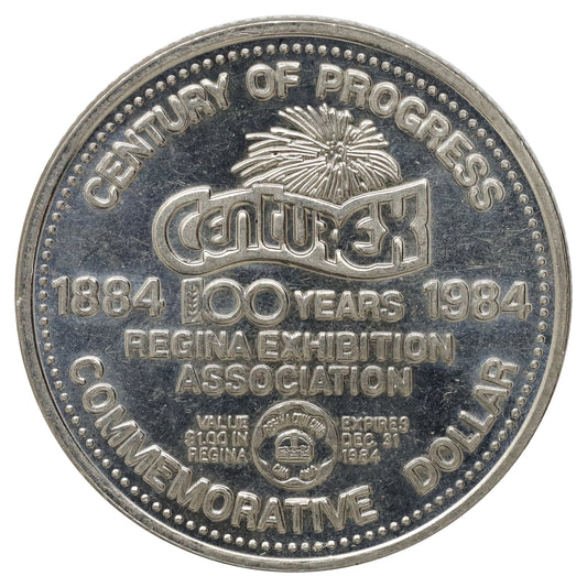 1984 Regina, SK, CenturEX Commemorative Dollar