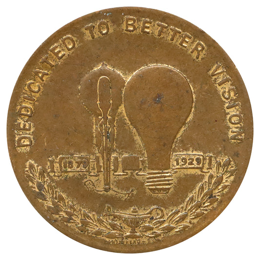 1929 Thomas Edison Light's Golden Jubilee Commemorative Medal
