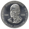 1968 Shell's Mr. President Coin Game Piece: Calvin Coolidge