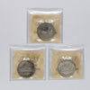 Lot of 3x 1972-1975 Canada Nickel Dollars ICCS Certified SP66, 3pcs