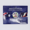 2000 USA $1 American Eagle Colourized Millennium 1oz. Fine Silver Coin in Folder (No Tax)