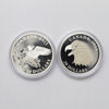 Pair of 2013 Canada $20 Bald Eagle Fine Silver Coins, 2pcs (No Tax) Coins Only, Issues