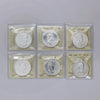 Lot of 6x Canada $5 Coloured Maple Leaf Fine Silver ICCS Crt. MS66 to SP67, 6pcs (No Tax)