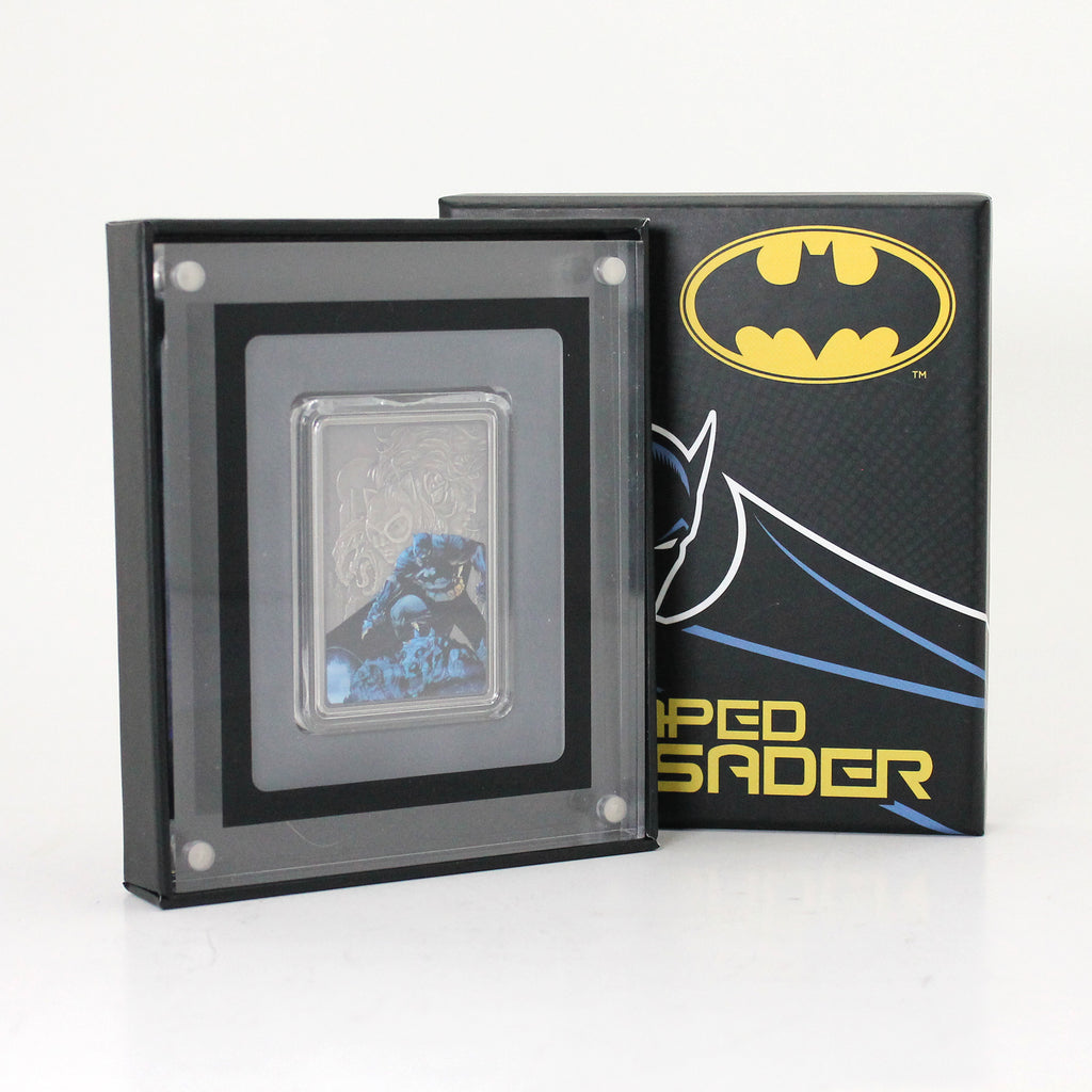 2020 Niue $2 DC Caped Crusader Batman 1oz. Fine Silver Bar (No Tax) minor wear