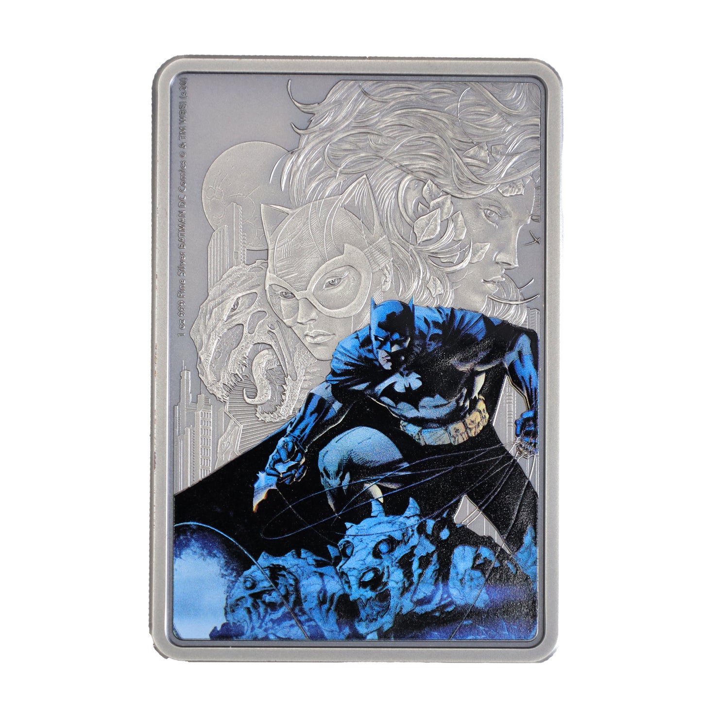 2020 Niue $2 DC Caped Crusader Batman 1oz. Fine Silver Bar (No Tax) minor wear