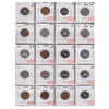 Group Lot of 20x 1943-1993 Canada 5-cents, Circ. To PL, 20pcs