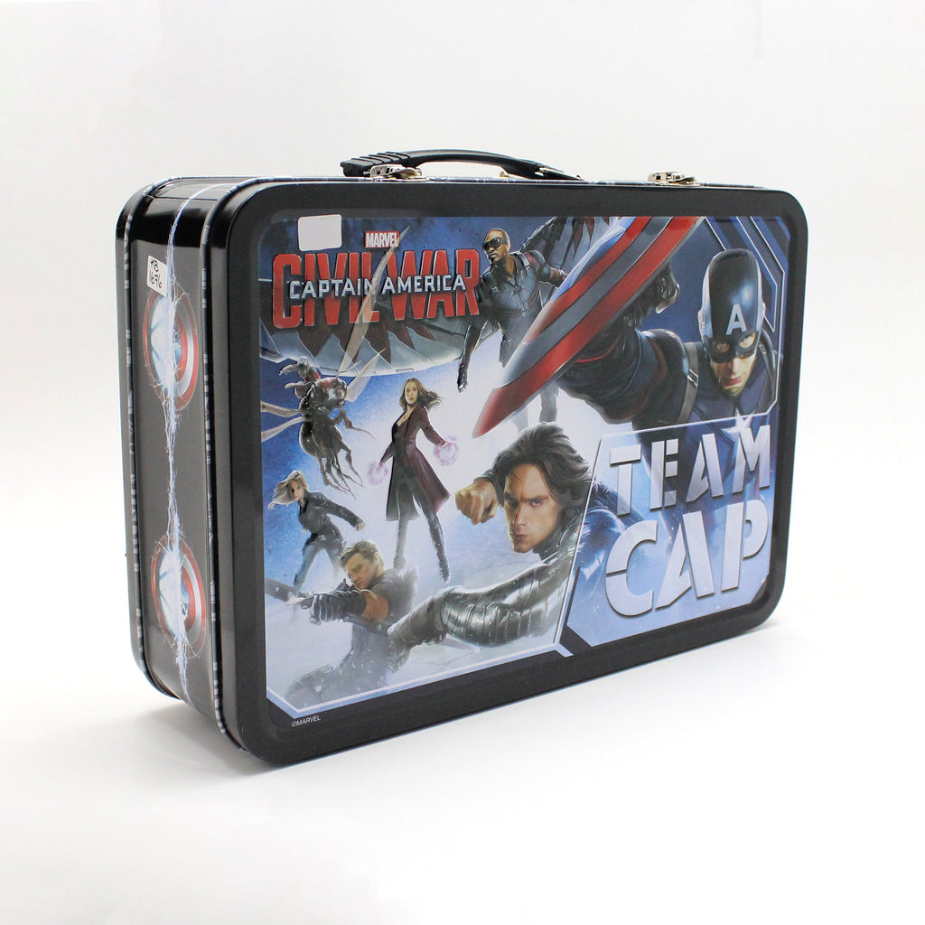 2016 Fiji $1 Captain America: Civil War Silver 6-Coin Set with Lunchbox (No Tax) issues